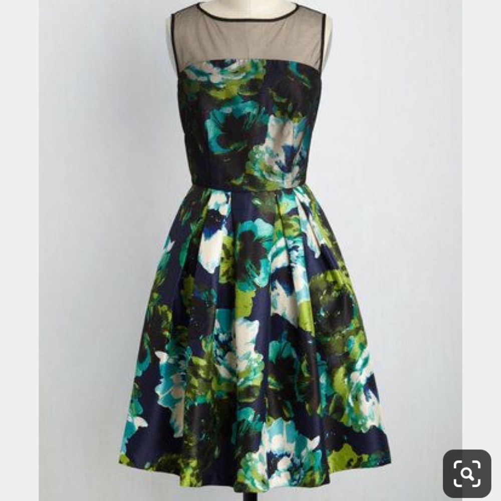ModCloth Floral Dress